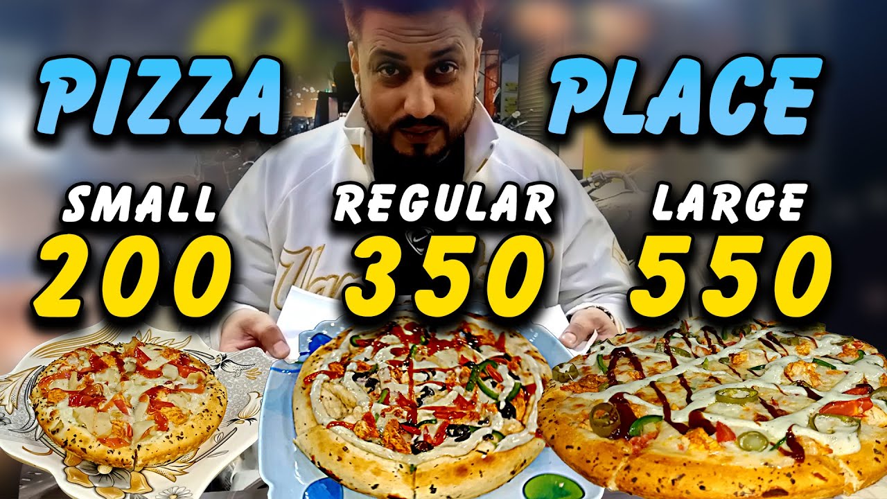 200 Small, 350 Regular, 550 Large Pizza Pizza Place Orangi 5 Vlog153 Aqeel Pathan YouTube