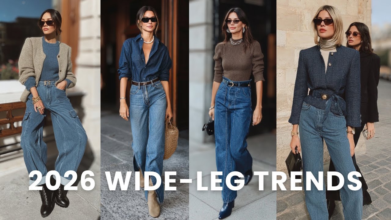 👖✨ Тренды широких джинсов 2026 года, которые вам понравятся ❤️ Простые советы по повседневной моде