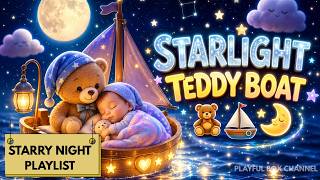 Starlight Teddy Boat Sleepy Moon Above Lullaby Bedtime Song for Baby screenshot 1