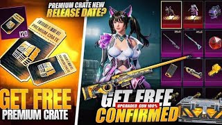 New Premium Crate Is Here | Free Upgraded AWM Skin & Free Mythics | Premium Crates Opening | PUBGM