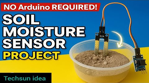 How to Make a Soil Moisture Sensor Without Arduino | Smart Plant Watering Alert | Easy DIY Project