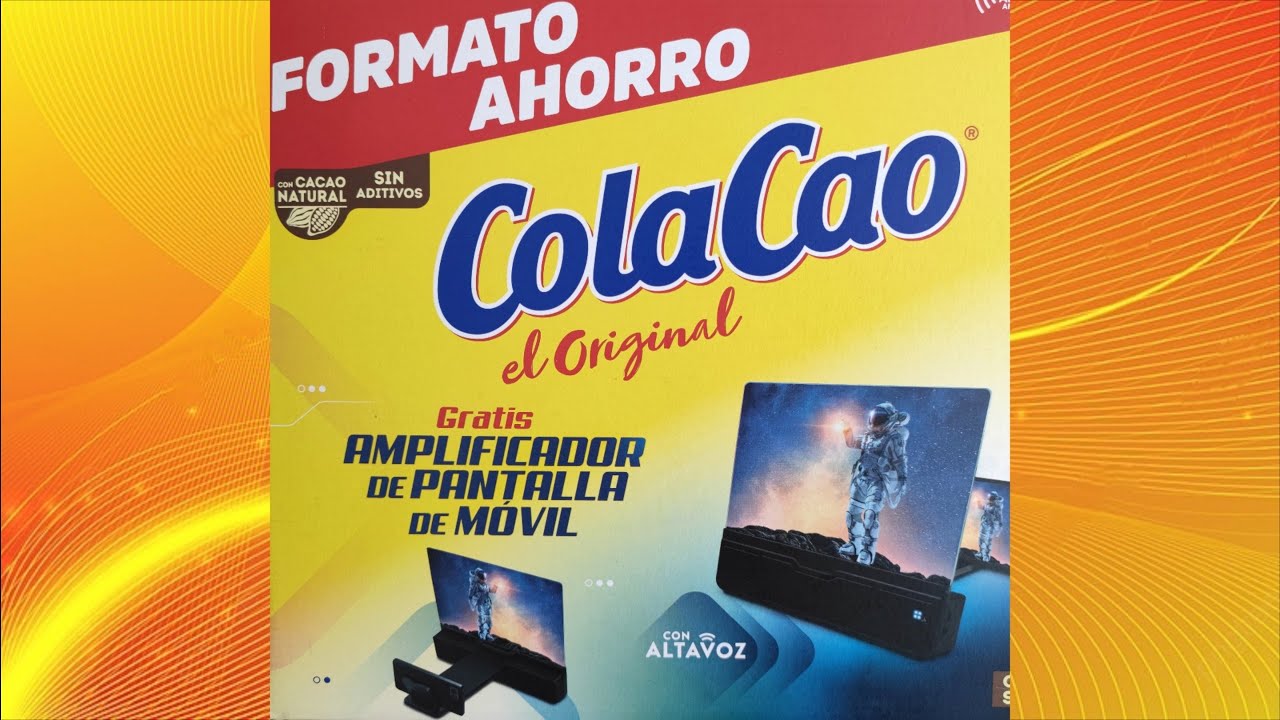 Amplificador de pantalla de móvil ColaCao - Tutorial - Unboxing -  Instrucciones de uso - Review 