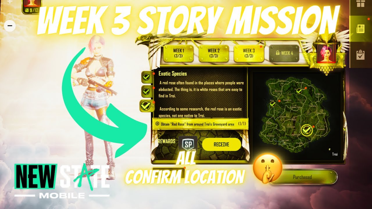 ⚡️NEW STATE MOBILE⚡️- Vol 11 - Week 3 Story Mission🔥🔥🔥