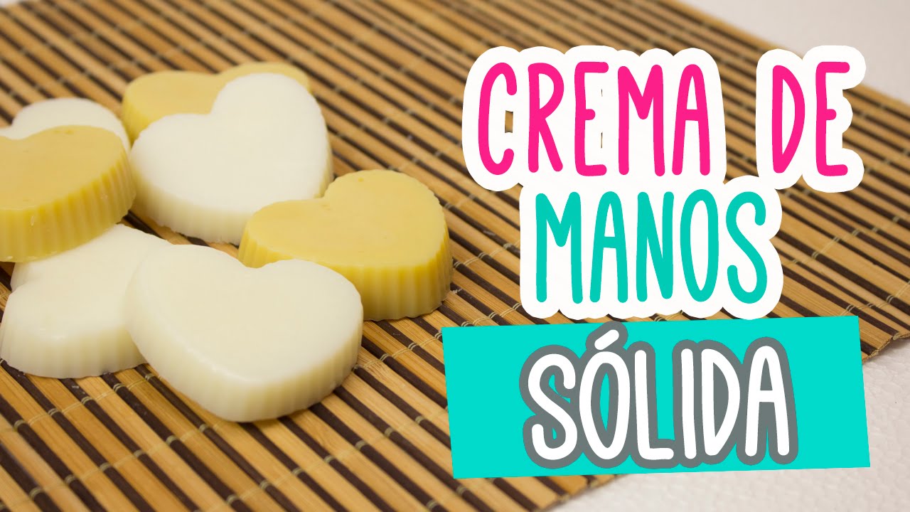 Crema para Manos Casera Sólida!! 3 Recetas ♥ Crema Humectante | Catwalk -  YouTube