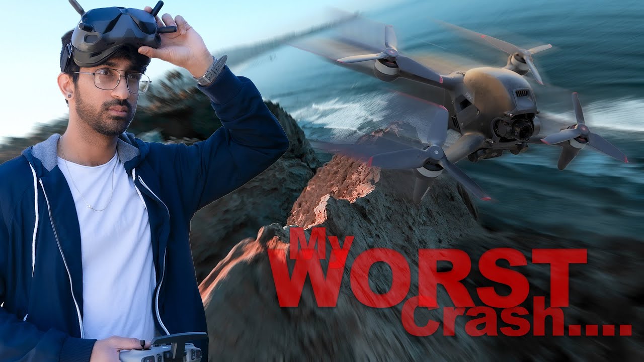 Learning To Fly The DJI FPV DRONE From Zero...i crashed... - YouTube