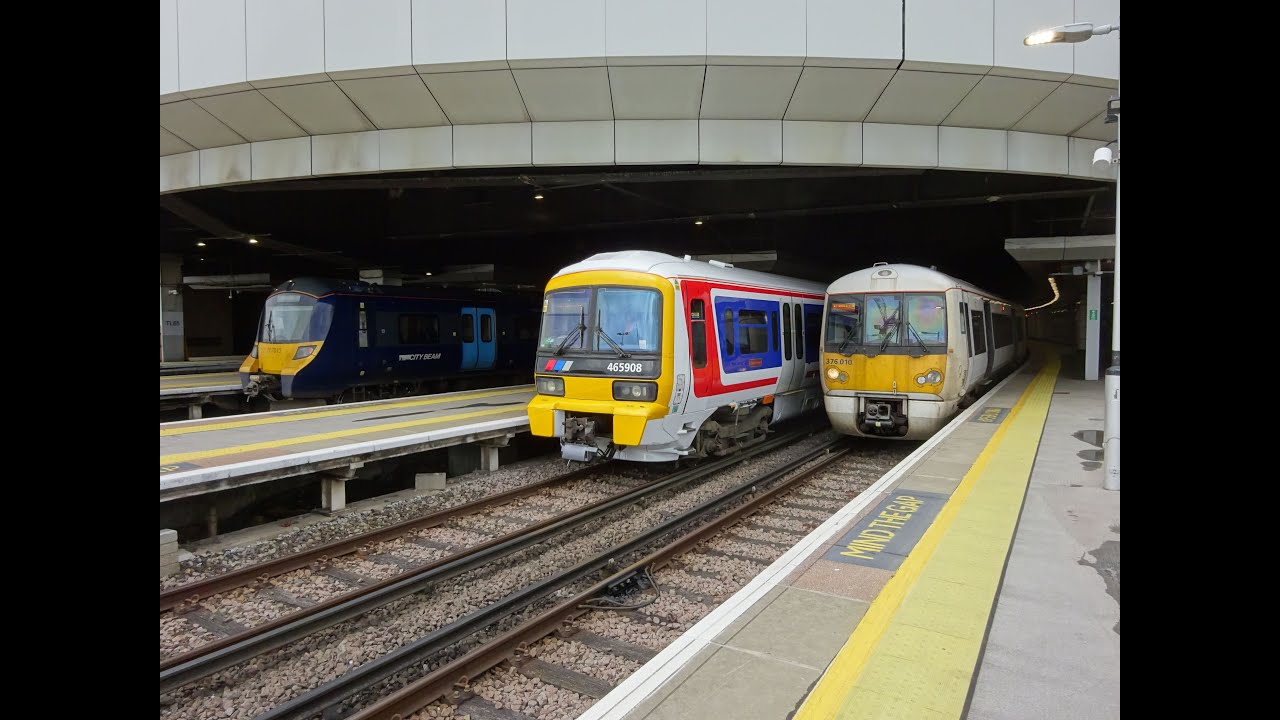 Southeastern Train Spotting (including Network South East 465 & Brand New Blue 376!)