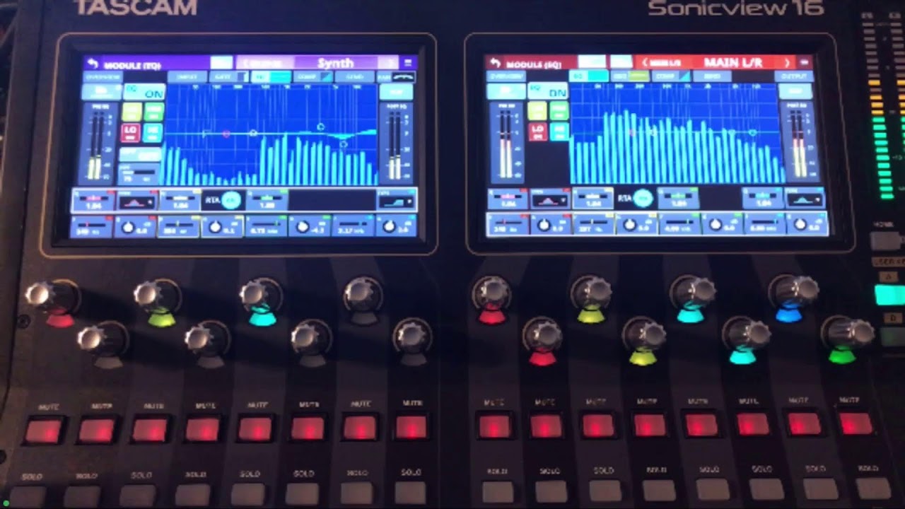 TASCAM Sonicview 16 Mixdown TEST 00