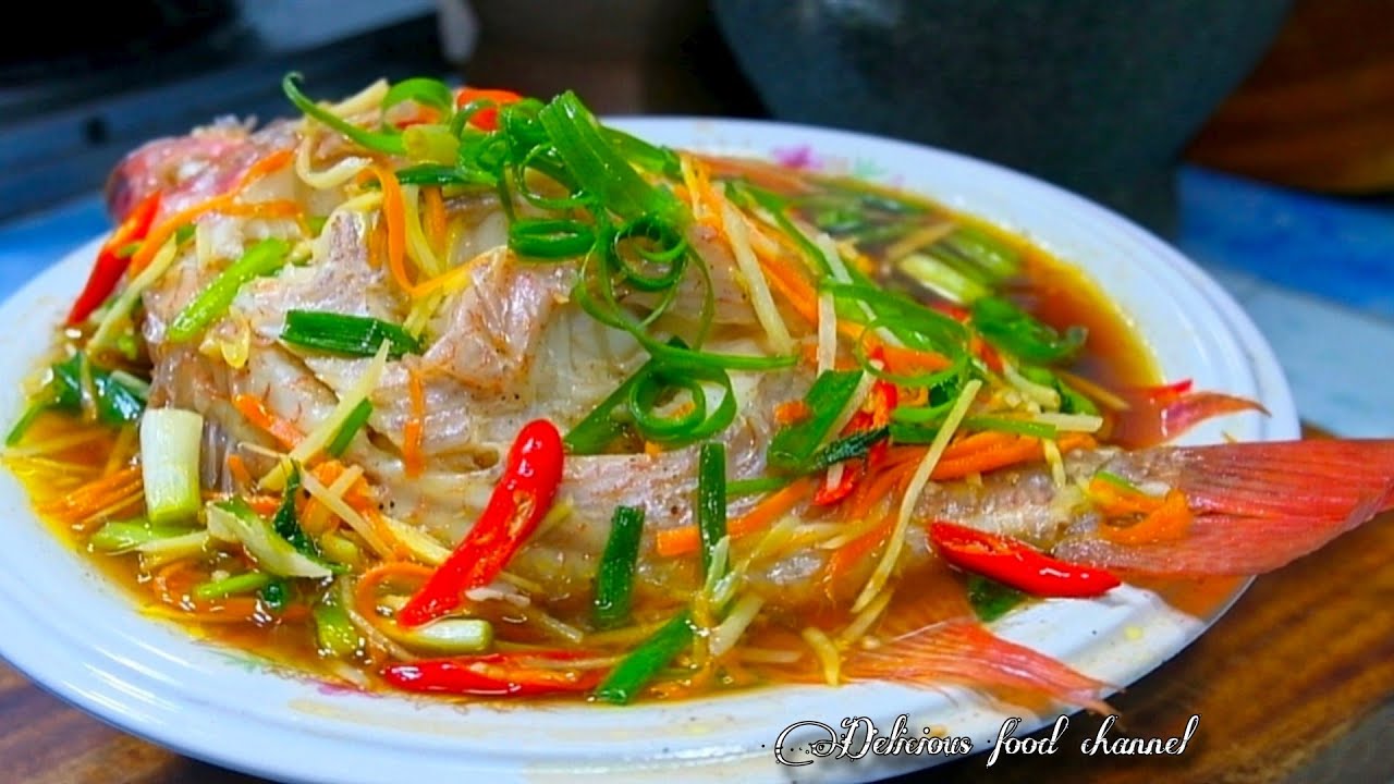 ត្រីក្រហមចំហុយទឹកស៊ីអ៊ីវ ម្ហូបពិសេសបានគ្រប់កម្មវិធី ទាំងឆ្ងាញ់ទាំងល្អមើល Delicious food channel 