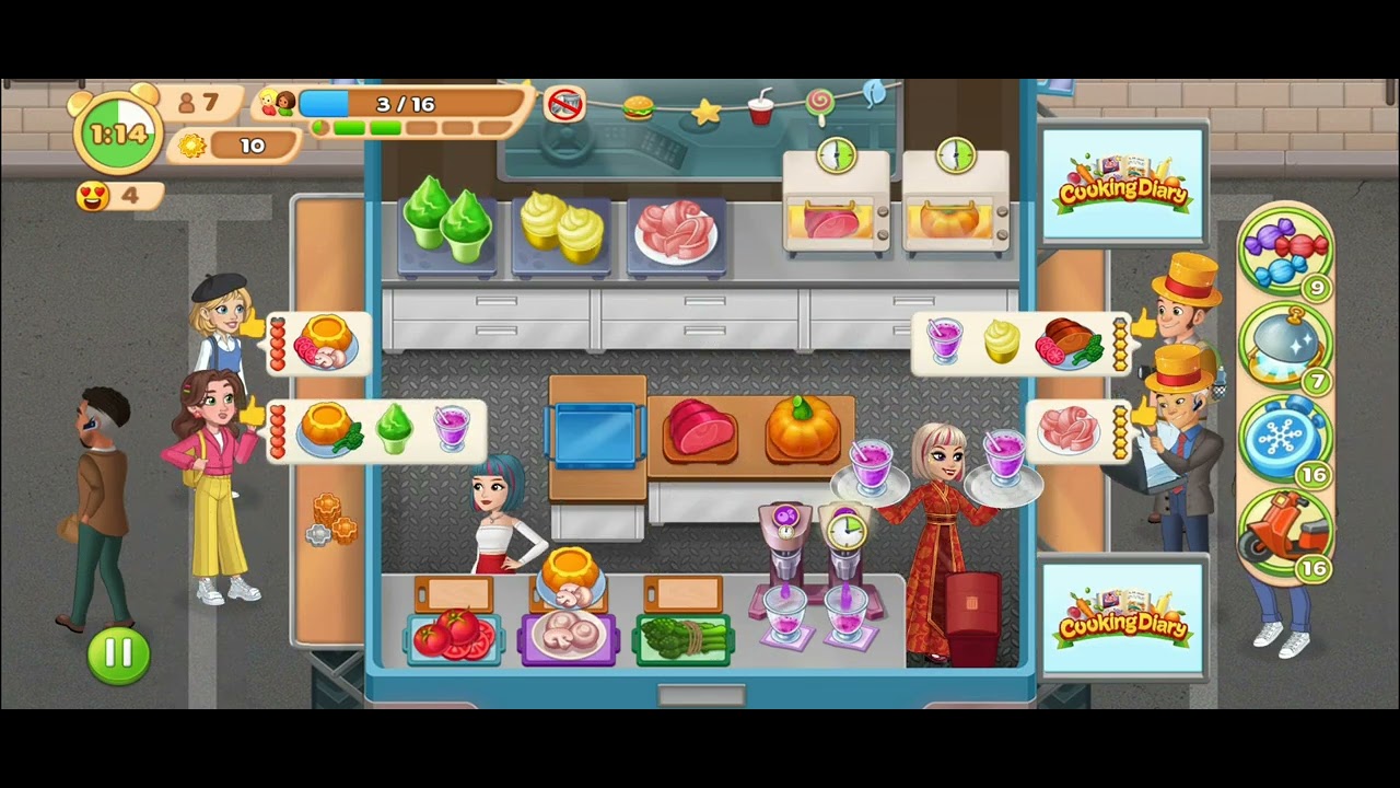 Cooking Diary-Food Truck 5-26-22. Level 13