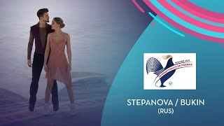 Stepanova/Bukin (RUS) | Ice Dance FD | Internationaux de France 2021  | #GPFigure