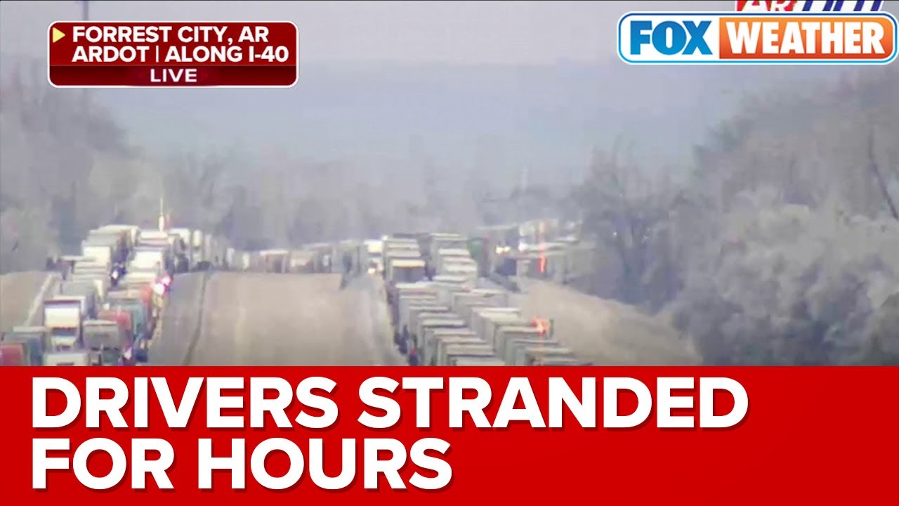 Drivers Stranded Along I-40, Outside of Memphis, From Accidents Due To ...