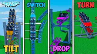 I Built a Rollercoaster With ALL Special Pieces in Theme Park Tycoon 2!