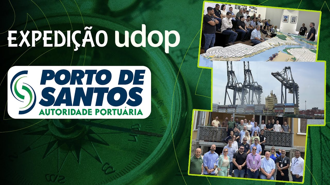 ExpediçãoUDOP: veja como foi a primeira visita técnica no Porto de Santos