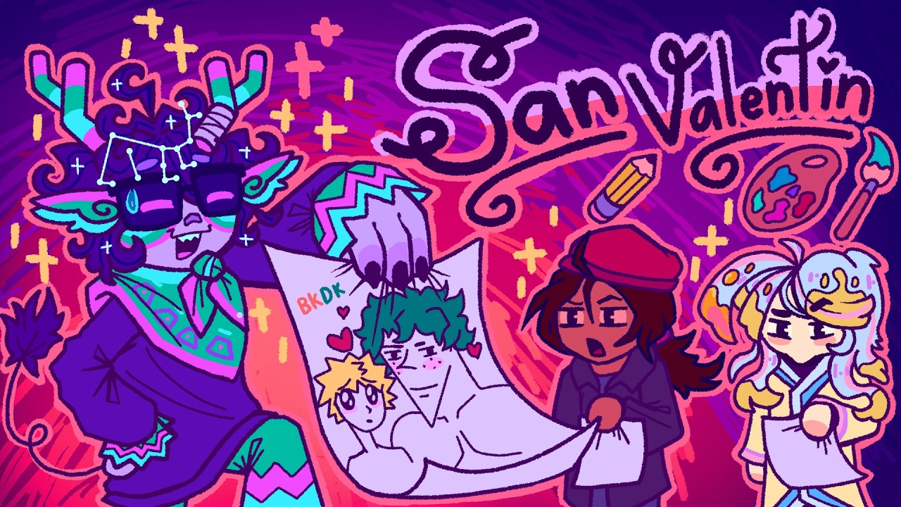 🌟3 ARTISTAS 1 DIBUJO🌟| ESPECIAL SAN VALENTIN💖 | ft. @LIMMON- Y @Pix3_Kio