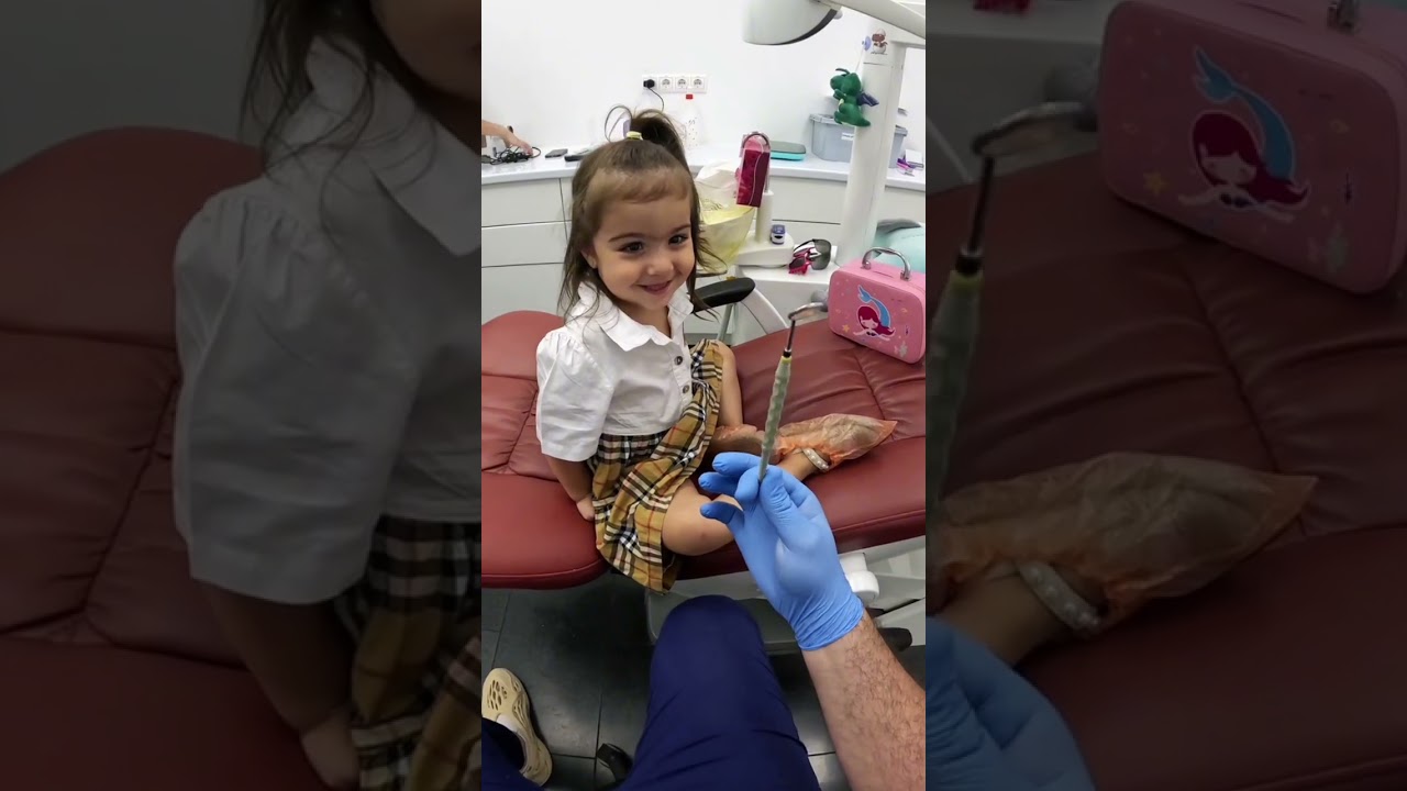 Смелая девочка у стоматолога – никакого страха! 