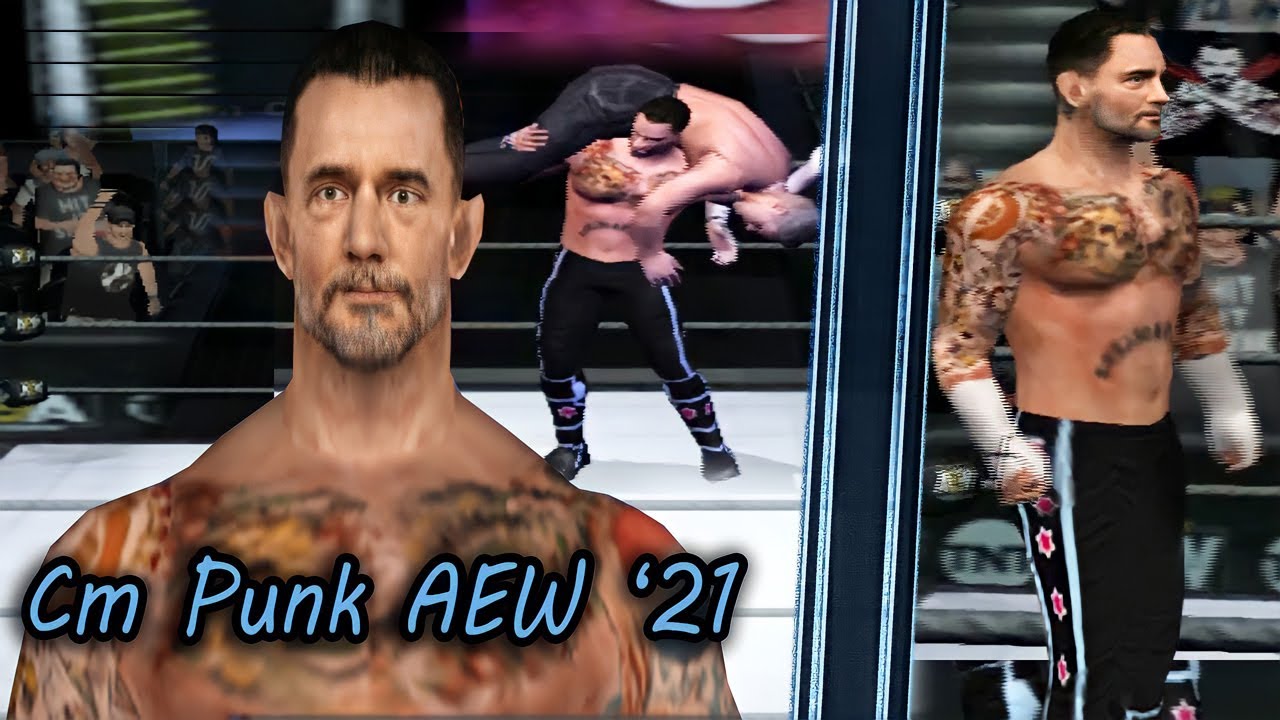 WWE HCTP Mod Patch   Cm Punk AEW 2K21 Mod PS2