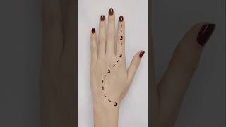 Easy Mehndi Design Trick from Number 3 ✨ Simple Creative Henna Design | #henna #mehndi #art #design
