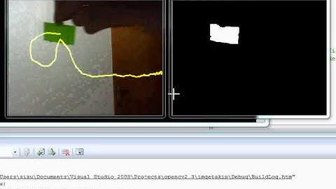opencv ile renkli nesne takibi (www.miliamper.net)