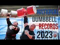 UPDATED 2023 | National Max Dumbbell Press Records
