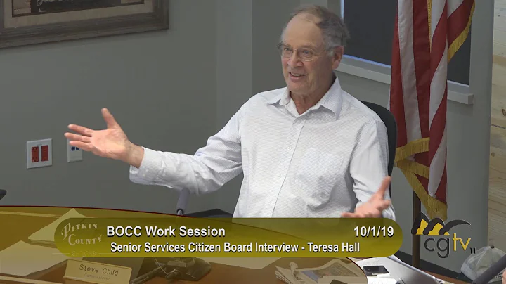 BOCC Work Session 10/1/19 CGTV