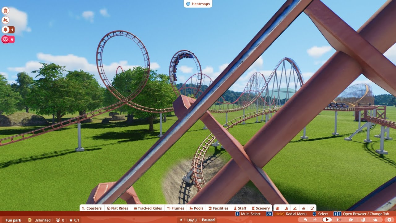 Crimson Cyclone | Arrow Dynamics Looping Coaster | Planet Coaster 2 ...
