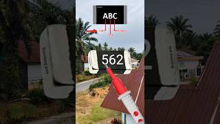 SMD resistor value with code on the body 562 #resistor #smd #3digit #value #electronic #part #fyp