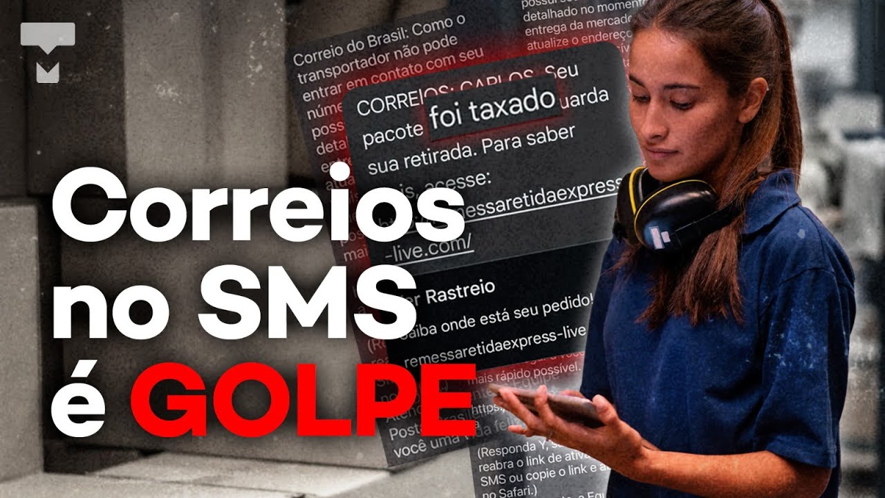 Recebeu SMS dos Correios? O novo GOLPE que busca o seu dinheiro - YouTube