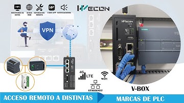 Wecon V-BOX Configuración VPN PLC S7-1200 Siemens