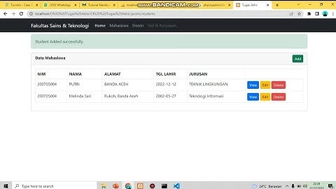 Tugas Akhir CRUD-Pemrograman Web