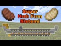 Süper Hızlı Otomatik Fırın Sistemi - Minecraft Sistemler #9