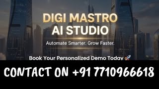Digi Mastro AI Studio AI CRM #crm #lead #viral