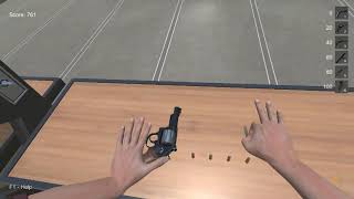 【Hand Simulator】リボルバー(M1879)でそこそこ早く正面の人を撃つ方法