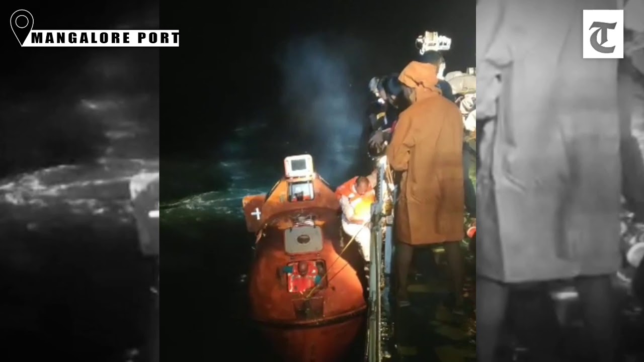 the tribune philippines Coast guard rescuing crew members of a merchant ship off Mangalore coast