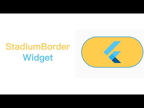 Flutter StadiumBorder Widget With ShapeDecoration
