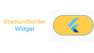 Flutter StadiumBorder Widget With ShapeDecoration