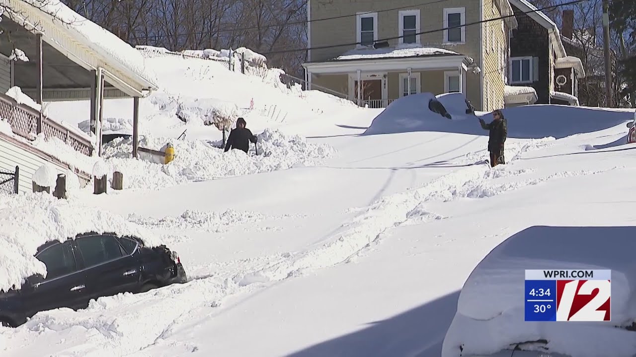 Travel ban still in effect for Fall River after city sees nearly 40 inches of snow