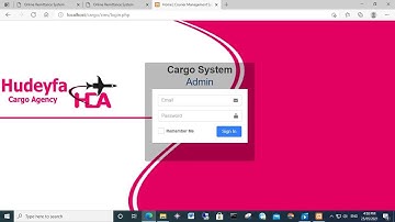 cargo management system php and mysql