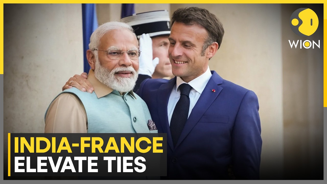 India And France Announce Strategic Global Partnership During President Macron's Mumbai Visit | WION