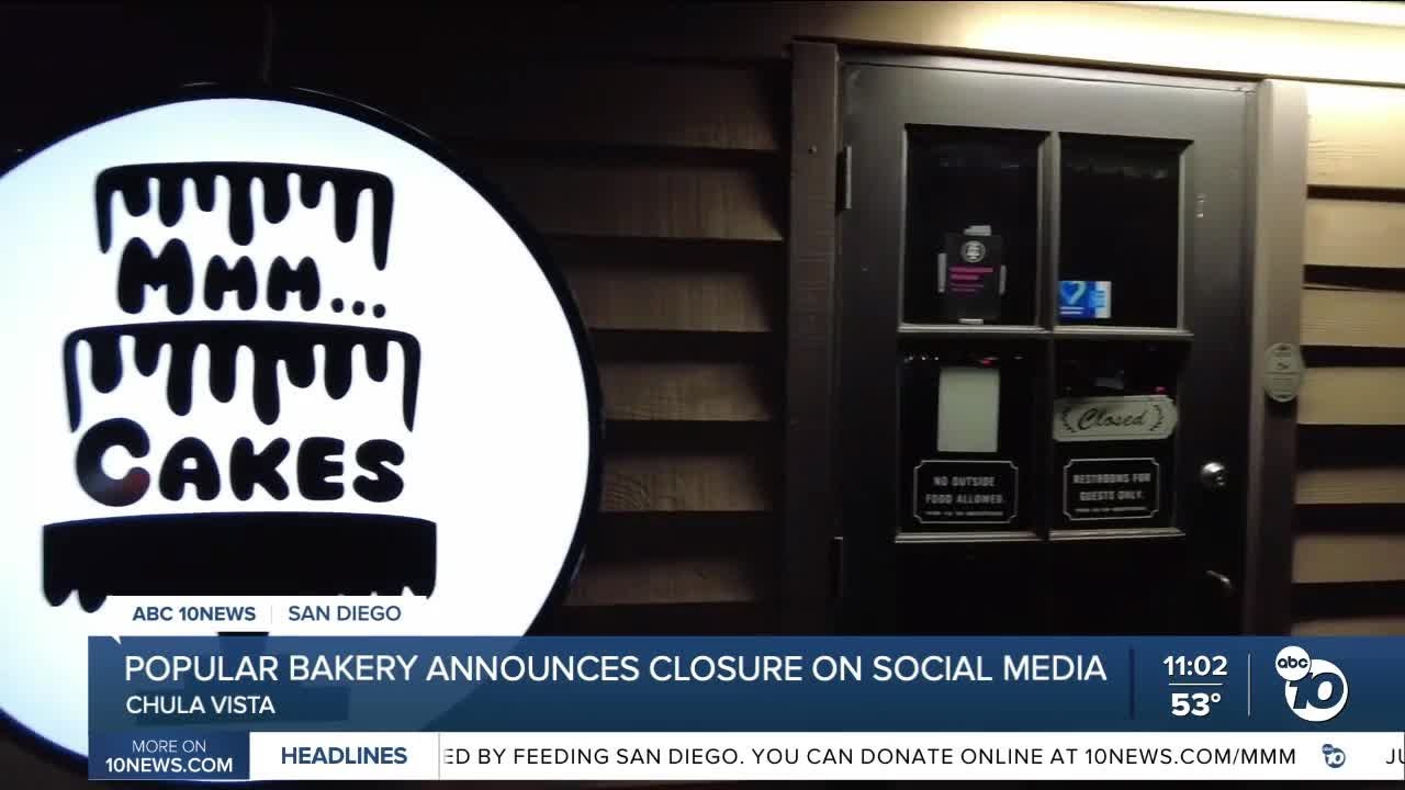 Popular bakery announces closure on social media