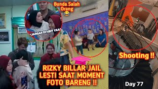 HARI INI SYUTING DAY 77 ! ADA MOMENT JAIL RIZKY BILLAR KE LESTI SAAT FOTO BARENG KARYAWAN RESTORAN ?