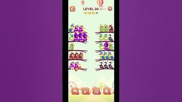 Bird Sort 2: Color Puzzle 🕊️🐦🐧🐦 level 20 main tota hare rang ka