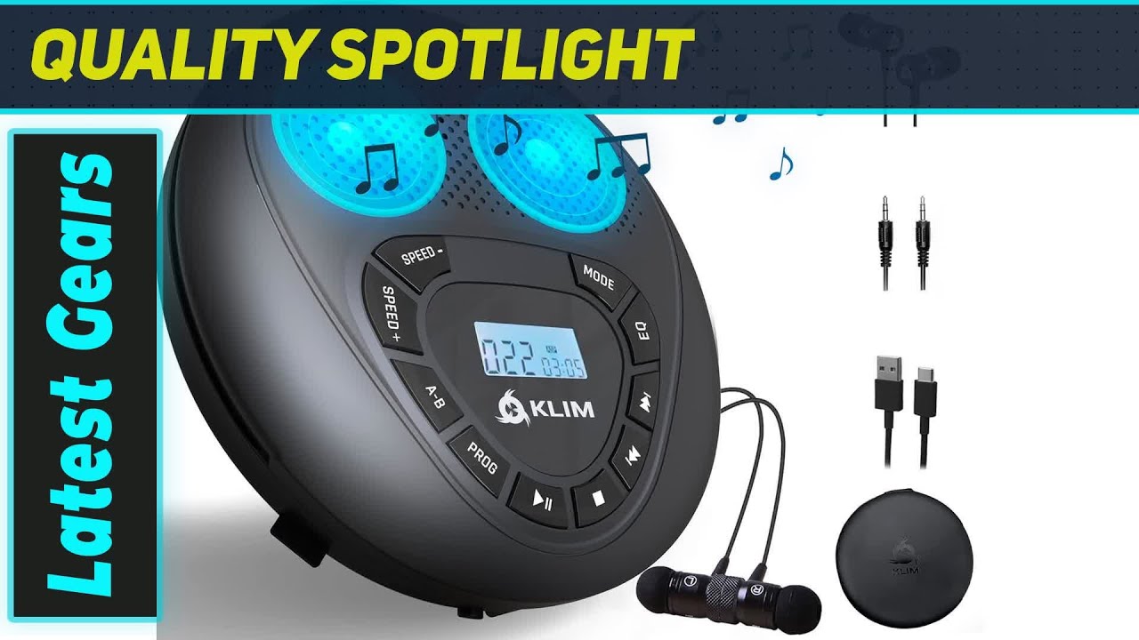 KLIM Speaker: The Best Portable CD Player for All Your Audio Needs