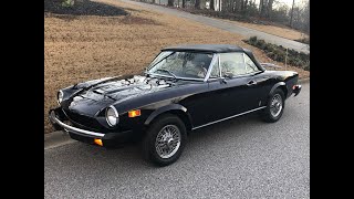 All Original 1978 Fiat Spider on the road!