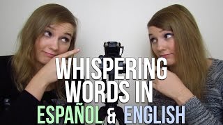 [BINAURAL ASMR] Whispering Words in Spanish and English / Susurrando palabras en español e inglés screenshot 4