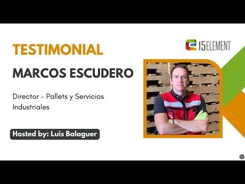 Testimonial Tarimas Escudero, manufactura B2B