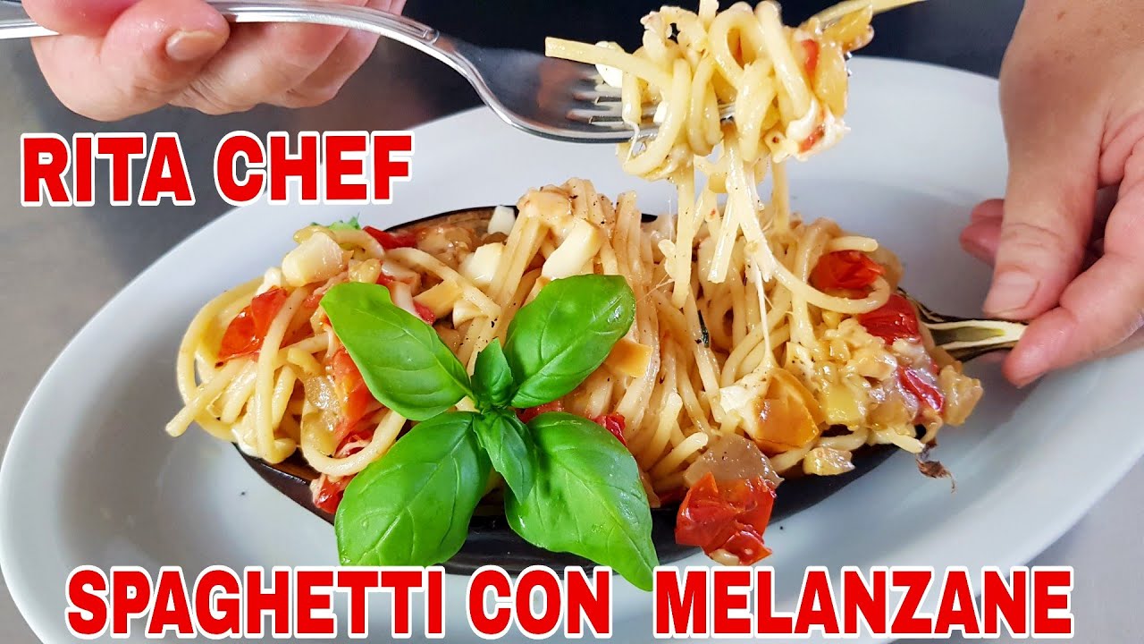 СПАГЕТТИ С БАКЛАЖАНАМИ🍆РИТА ШЕФ-ПОВАР | SPAGHETTI WITH EGGPLANT.