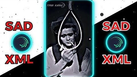 New Bangla Sad song Xml 😌💔 Alight Motion new XML by @TIMEKAMU   #xml #crazy_editor_bd #viral