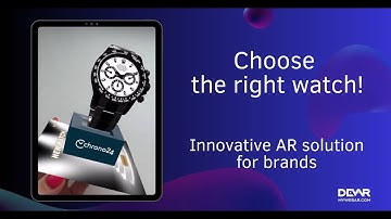 Choose the right watch with AR! Innovative Solution For Brands: WebAR Stencil Technology