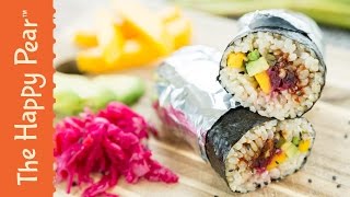 Sushi Burrito | Easy Epic & Vegan | THE HAPPY PEAR