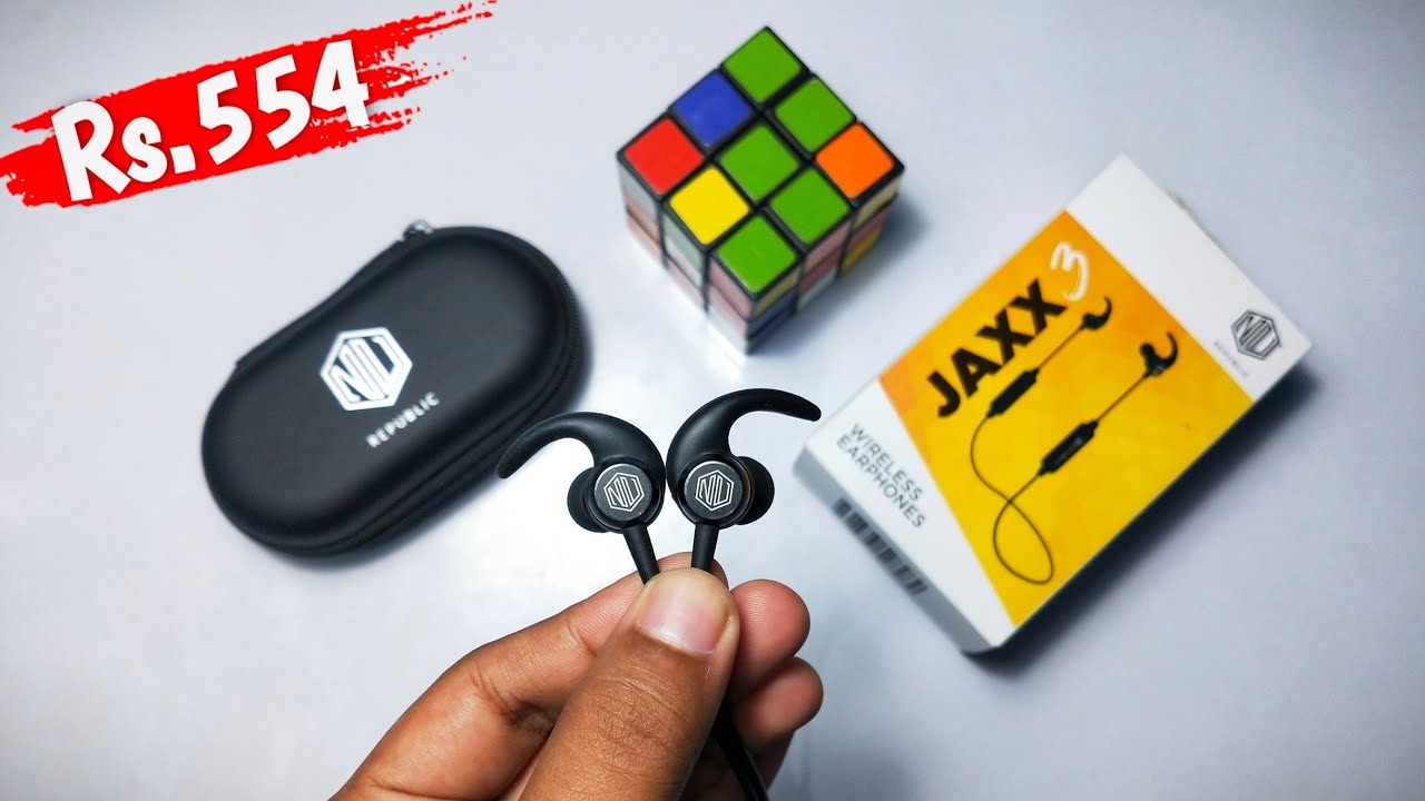 NU Republic Jaxx 3 - Bluetooth Earphone Unboxing Hindi🔥